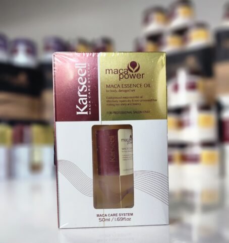 Aceite capilar de argán Karseell para nutrición, brillo y reparación del cabello seco o dañado.