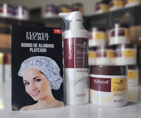 COMBO 4 - COLÁGENO + SHAMPOO + GORRO TERMICO